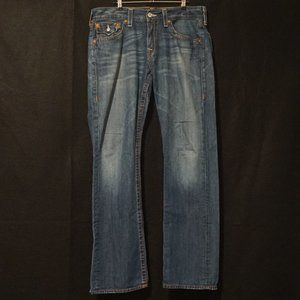 True Religion Straight Medium Wash Jeans Men’s 34